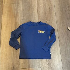 GAP Navy Blue Kids Long Sleeve Tee